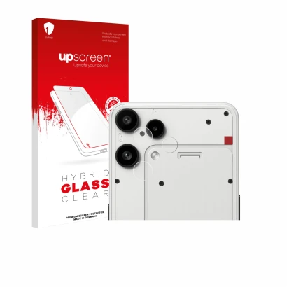 Front side of a product packaging with the brand logo upscreen. Next to it is the device Nothing Phone (3a) Lite (ONLY Camera 