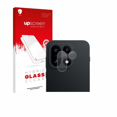 Front side of a product packaging with the brand logo upscreen. Next to it is the device OnePlus 15 (ONLY Camera Lens) shown w