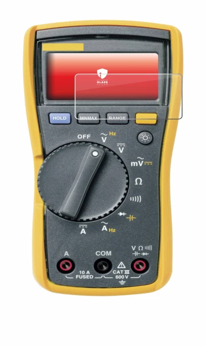 Image of the device Fluke MultiMeter 115 with a wide variety of screen protectors.