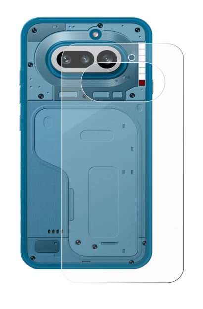 Image of the device Nothing Phone (4a) (Back) with a wide variety of screen protectors.