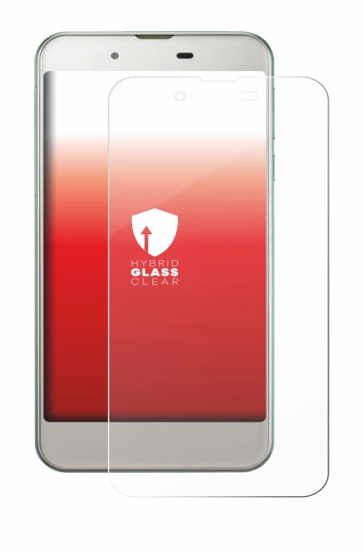 Image of the device Sharp Aquos SHV37 with a wide variety of screen protectors.