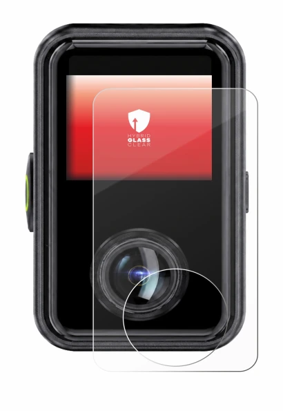 Image of the device Vantrue E360 Ace with a wide variety of screen protectors.
