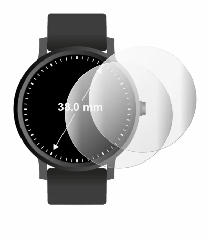Image of the device Watches (Circular, ø: 38 mm) with a wide variety of screen protectors.