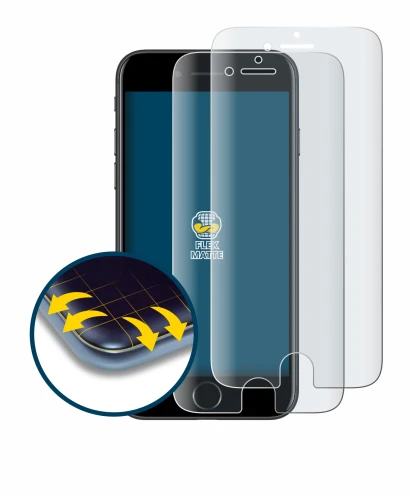 Image of the device Apple iPhone 7 with a wide variety of screen protectors.