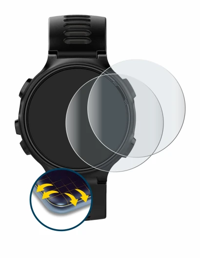 Image of the device Garmin Forerunner 735XT with a wide variety of screen protectors.