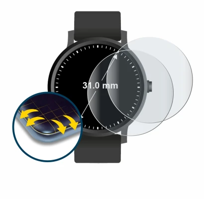 Image of the device Circular Displays (ø: 31 mm) with a wide variety of screen protectors.