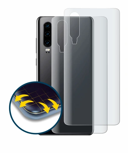 Image of the device Huawei P30 (Back) with a wide variety of screen protectors.