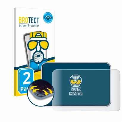 Front side of a product packaging with the brand logo BROTECT. Next to it is the device Tandem diabetes care t:slim X2 Insulin