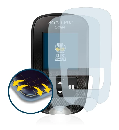 Image of the device Accu-Chek Guide with a wide variety of screen protectors.