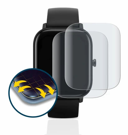 Image of the device Huami Amazfit GTS with a wide variety of screen protectors.