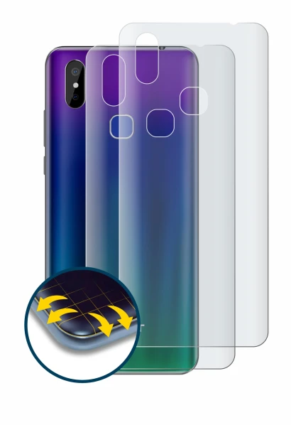 Image of the device Cubot Max 2 (Back) with a wide variety of screen protectors.