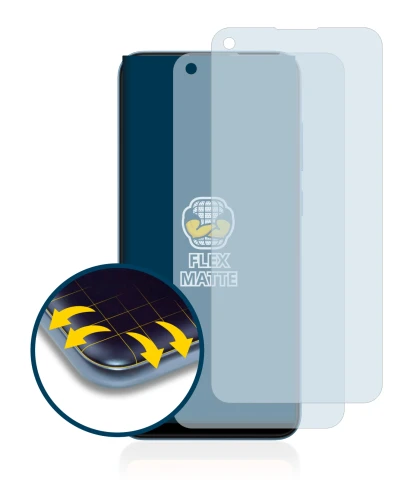 Image of the device Samsung Galaxy A11 with a wide variety of screen protectors.