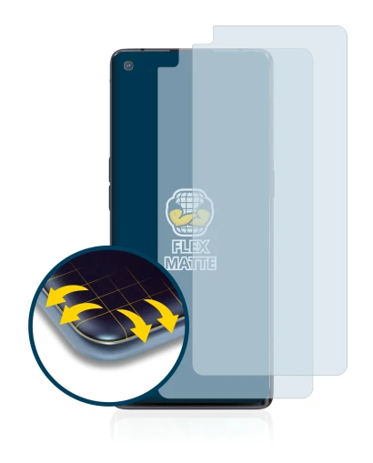 Image of the device Oppo Find X2 Neo with a wide variety of screen protectors.