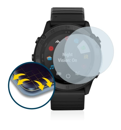 Image of the device Garmin Tactix Delta Solar with a wide variety of screen protectors.