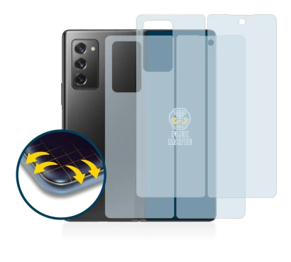 Image of the device Samsung Galaxy Z Fold 2 5G (Front+Back) with a wide variety of screen protectors.