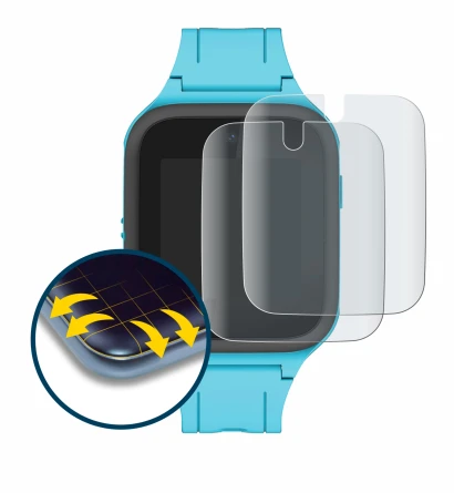 Image of the device TCL Movetime FamilyWatch Kids MT40X with a wide variety of screen protectors.