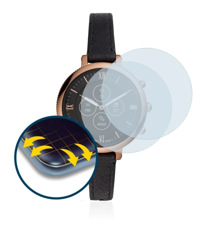 Image of the device Fossil Monroe HR with a wide variety of screen protectors.