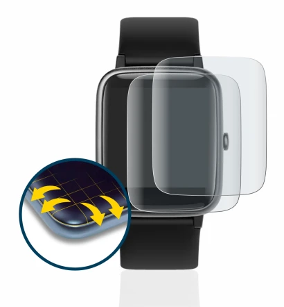Image of the device Yamay SW021 with a wide variety of screen protectors.
