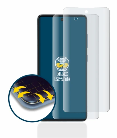 Image of the device Samsung Galaxy A52 5G with a wide variety of screen protectors.