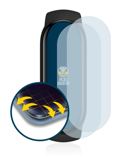 Image of the device Xiaomi Mi Band 6 with a wide variety of screen protectors.