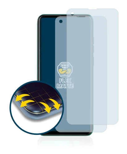 Image of the device Ulefone Note 11P with a wide variety of screen protectors.