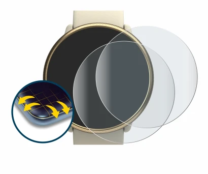 Image of the device Polar Ignite 2 with a wide variety of screen protectors.