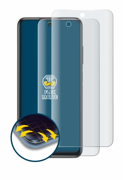 Image of the device Xiaomi Redmi Note 10T 5G with a wide variety of screen protectors.