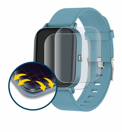 Image of the device Pubu Smartwatch with a wide variety of screen protectors.