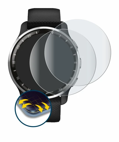 Image of the device Garmin D2 Air X10 with a wide variety of screen protectors.