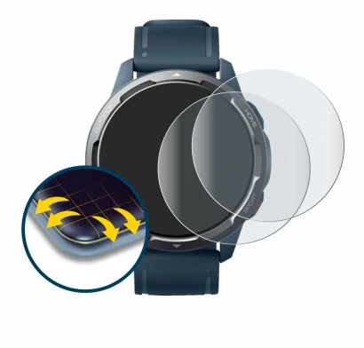 Image of the device Xiaomi Watch S1 Active with a wide variety of screen protectors.