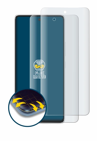 Image of the device Samsung Galaxy A53 5G with a wide variety of screen protectors.