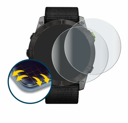 Image of the device Garmin Enduro 2 with a wide variety of screen protectors.