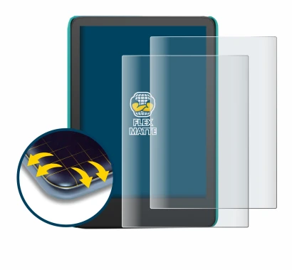 Image of the device Amazon Kindle Kids (2022) with a wide variety of screen protectors.