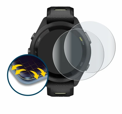 Image of the device Garmin Forerunner 265S (42 mm) with a wide variety of screen protectors.