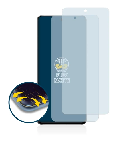 Image of the device Xiaomi 13 Pro with a wide variety of screen protectors.