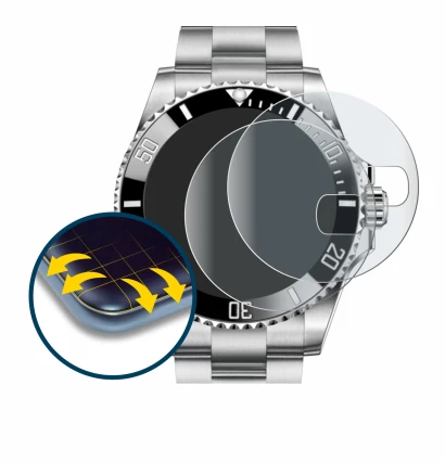Image of the device Rolex Submariner 16610 (Date) with a wide variety of screen protectors.