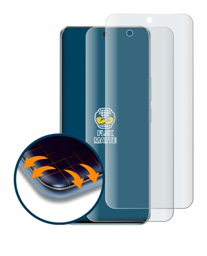 Image of the device Honor 90 with a wide variety of screen protectors.