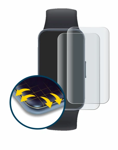 Image of the device Huawei Band 8 with a wide variety of screen protectors.