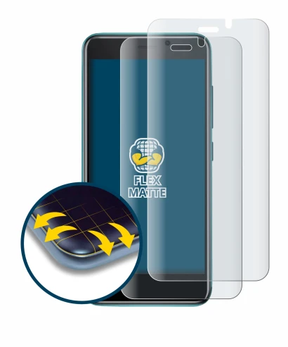 Image of the device Cubot J 20 with a wide variety of screen protectors.