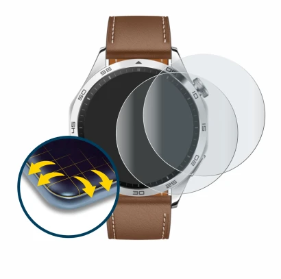 Image of the device Huawei Watch GT 4 (46mm) with a wide variety of screen protectors.