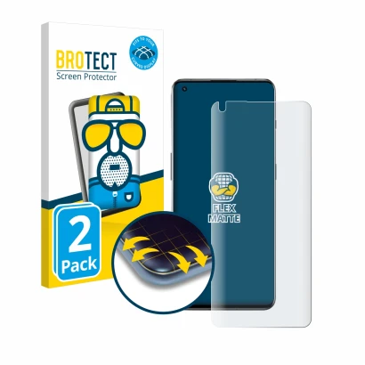 Front side of a product packaging with the brand logo BROTECT. Next to it is the device OnePlus 10 Pro 5G (case-friendly) show