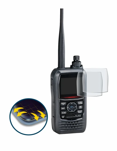 Image of the device Icom IC-R15 with a wide variety of screen protectors.