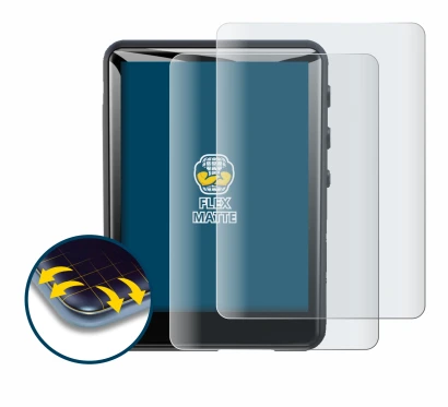 Image of the device Zaqe MP3 Player M4 2.4" with a wide variety of screen protectors.
