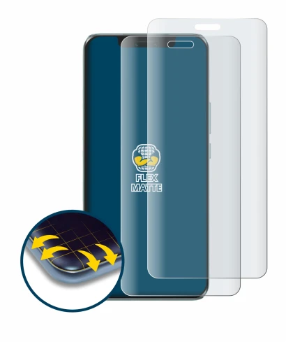 Image of the device Honor Magic 6 Pro with a wide variety of screen protectors.