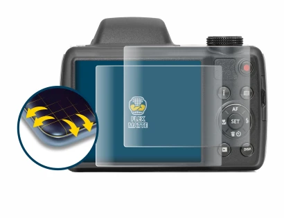 Image of the device Kodak Pixpro AZ528 with a wide variety of screen protectors.