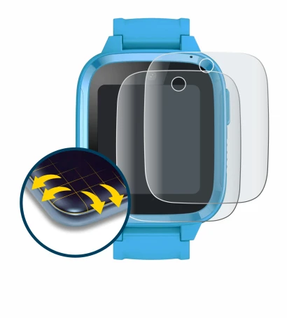Image of the device Xplora Kidzi Watch with a wide variety of screen protectors.