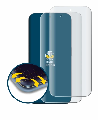 Image of the device Nothing Phone (2a) Plus with a wide variety of screen protectors.