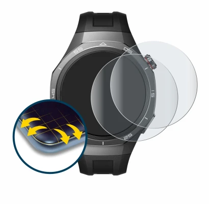 Image of the device Huawei Watch GT 5 Pro (46 mm) with a wide variety of screen protectors.