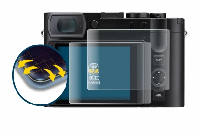 Image of the device Leica Q3 43 with a wide variety of screen protectors.