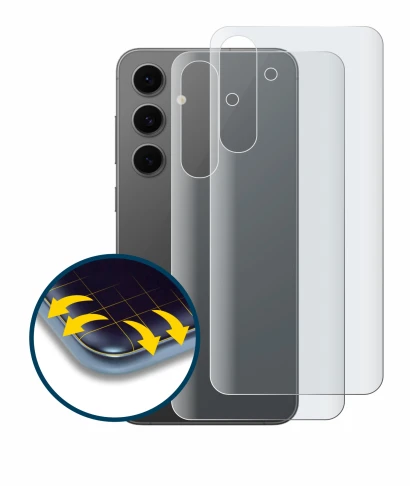 Image of the device Samsung Galaxy S24 FE (Back) with a wide variety of screen protectors.